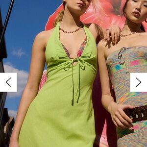 NWOT Urban Outfitters BDG Danny Halter Midi Dress 100% Cotton sz S